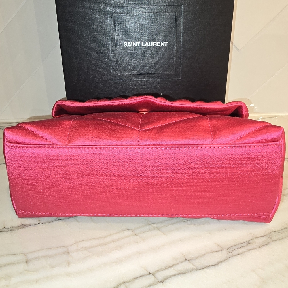 YSL Pink Toy Puffer Quilted Handbag - Picture 2 of 13